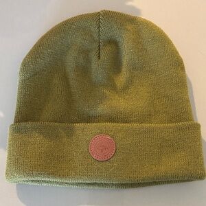 Olive Green Knit Beanie